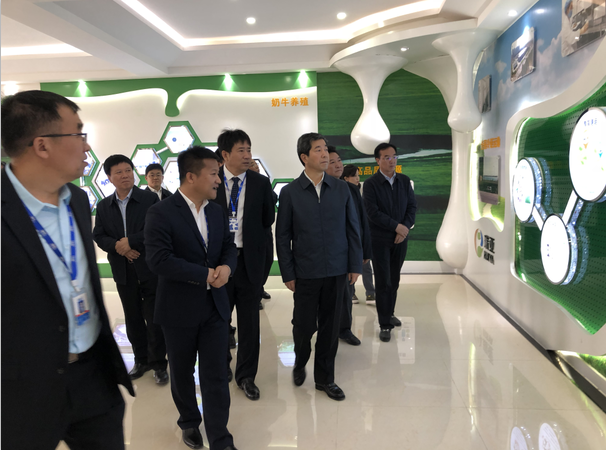 河南省委副書記、省長陳潤兒一行蒞臨 花花牛集團(tuán)魯山瑞亞牧業(yè)有限公司視察調(diào)研